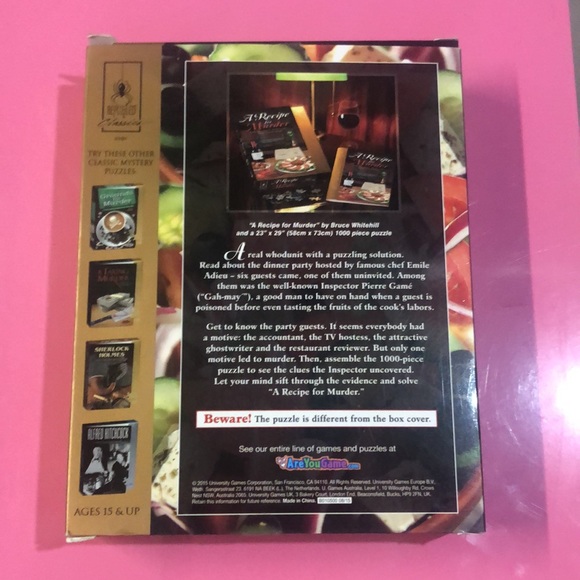 A recipe for murder puzzle - Picture 3 of 6